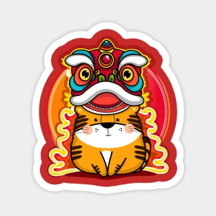 Chinese New Year Tiger Magnet