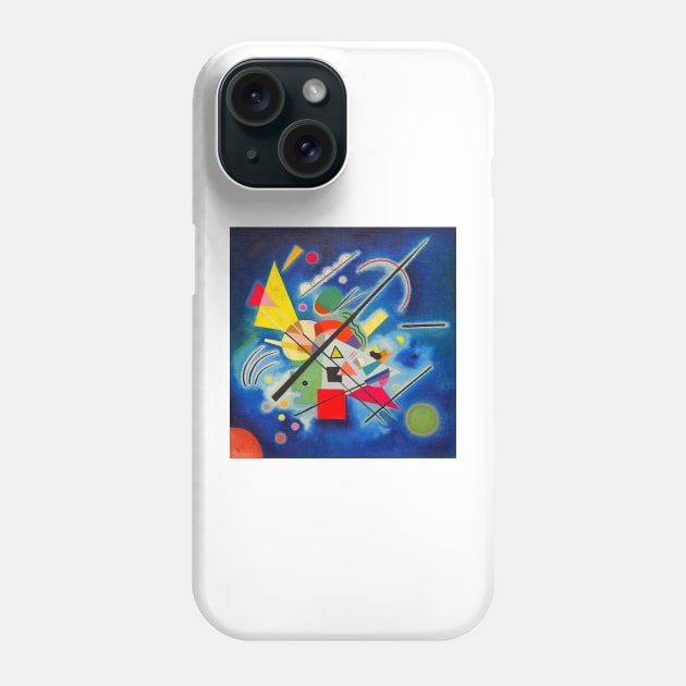 Kandinsky, Blue Painting Phone Case by PixDezines