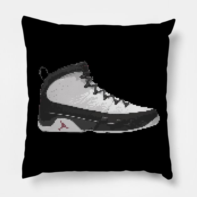 AJ IX - Pixelated art Pillow by Buff Geeks Art