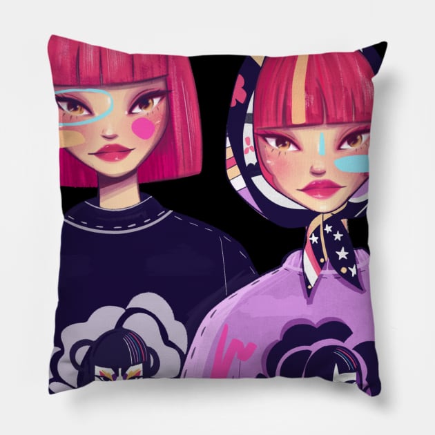Twins Pillow by Alina.soul.notes
