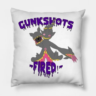 Gunk Shots Fired!(Old Design) Pillow