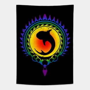 LGBTQ Pride Hawaii whale Shark Tapestry