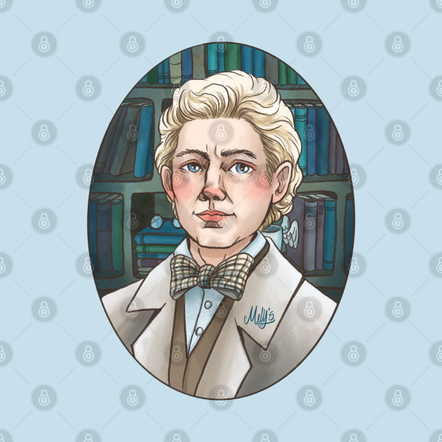 Aziraphale in Watercolor by Molly11