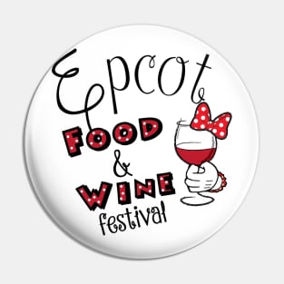 Epcot Food and Wine Festival Minnie Mouse Pin