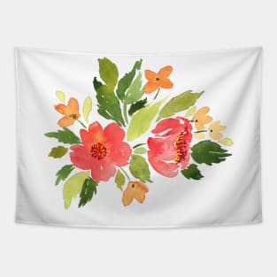 Red Camellias Tapestry