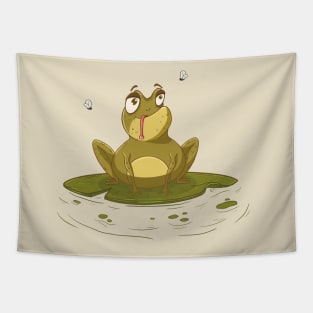 Hungry frog Tapestry