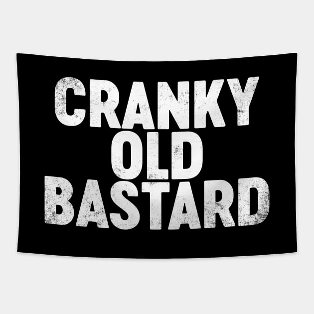Cranky Old Bastard Funny Tapestry by tervesea