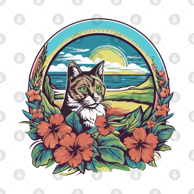 Vintage Hawaiian Kitty by Kona Cat Creationz