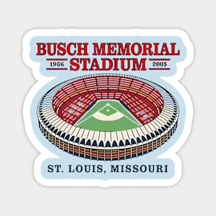 Busch Memorial Stadium Magnet