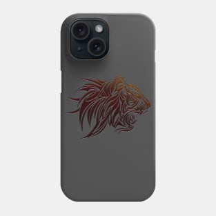 Cool Lion Tribal Phone Case