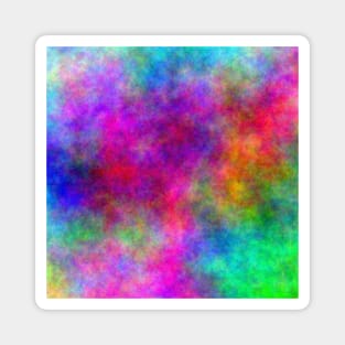 Abstract Fluorescent Neon Colorful Mist Magnet