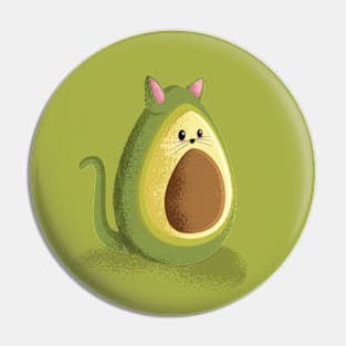 Avocado Cat Pin