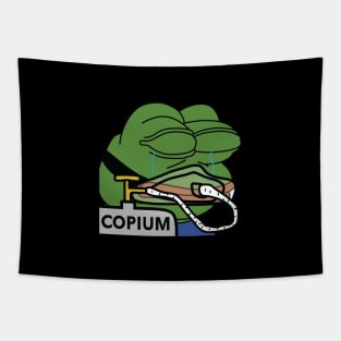 Copium Emote High Quality Tapestry