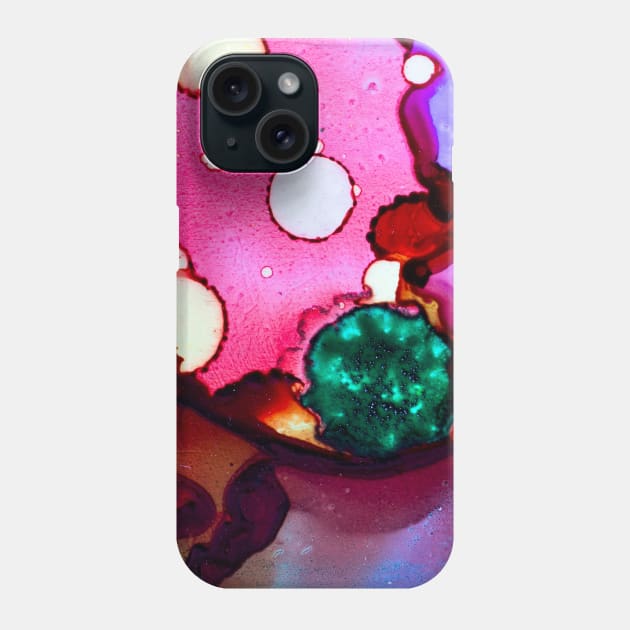 glass pink and bubble Phone Case by LucilleArts