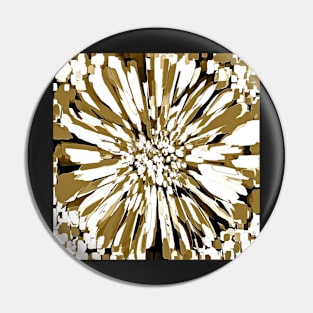 Dahlia Flower Neutral Pin