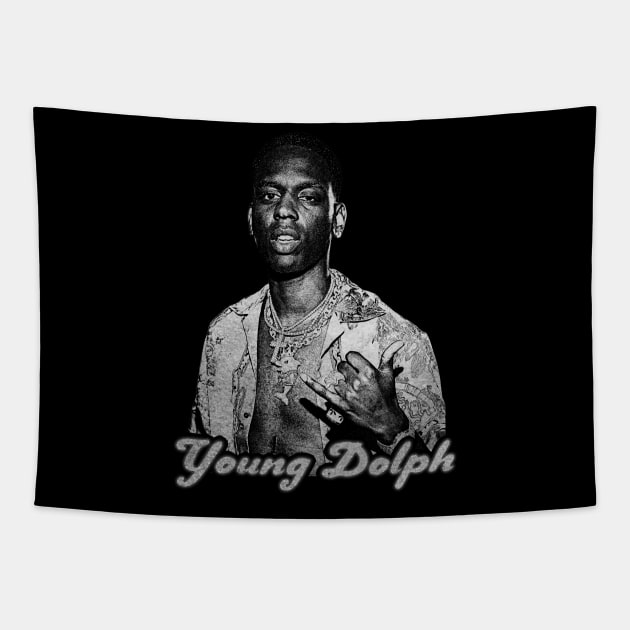 Young Dolph // 90s Aesthetic Design Tapestry by Knockbackhaunt