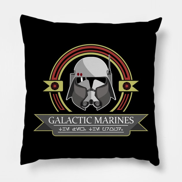 Galactic Marine Pillow by thouless_art