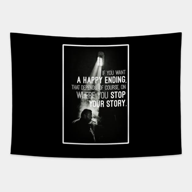 Orson Welles Quote Tapestry by ChromaticD