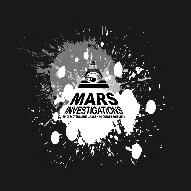 Veronica Mars Investi-Splat w/ Back Logo by Veronicas Marshmallows Podcast