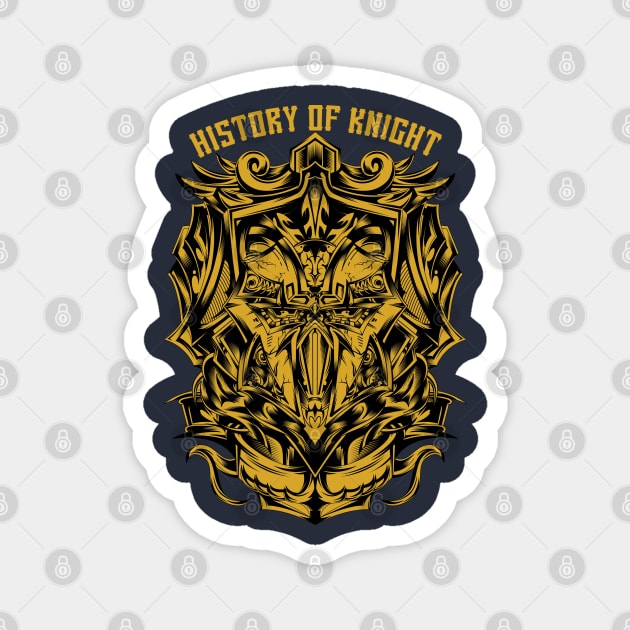 History of knight Magnet by Stellart