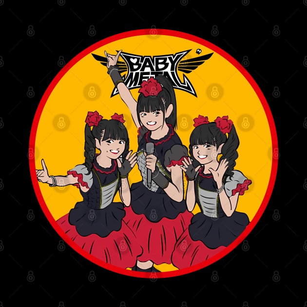 Baby Metal Japan Cute by Grindbising