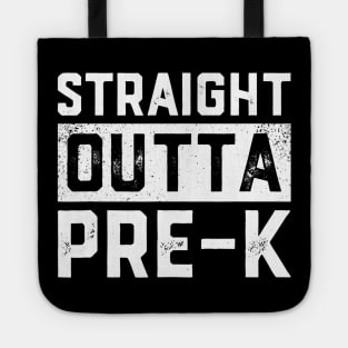 Straight Outta Prek Tshirt Funny Graduation Gift Kids Tote