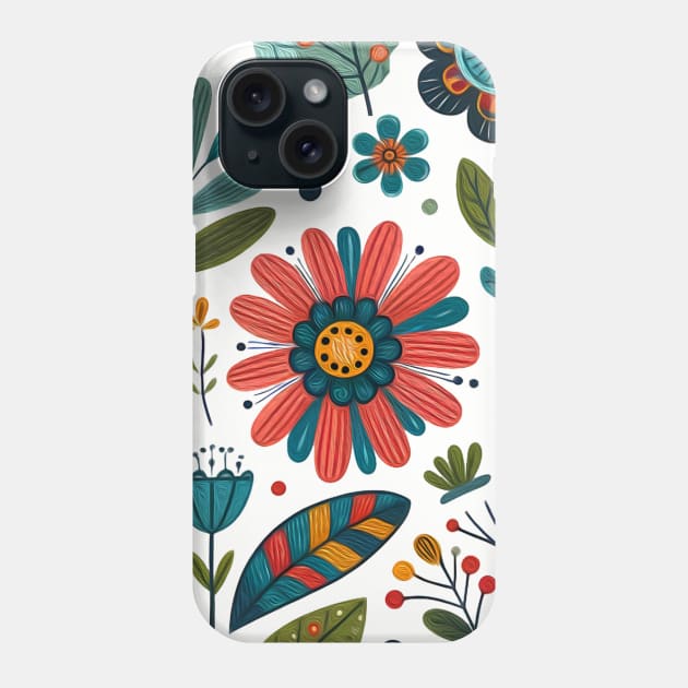 "Floral Fantasy" Phone Case by I Live With Idiots