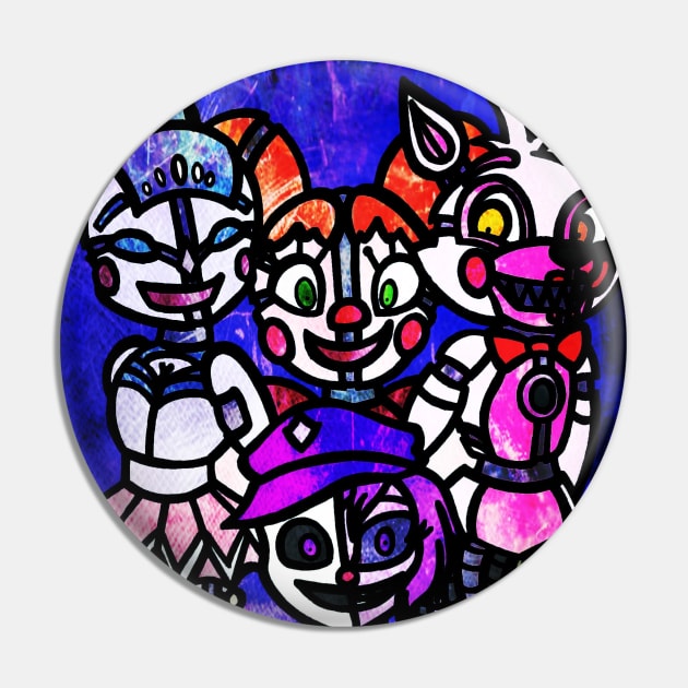 FNAF | Sister Location Pin by ScribbleSketchScoo