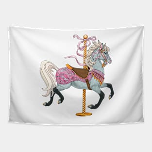 Carousel Horse Tapestry