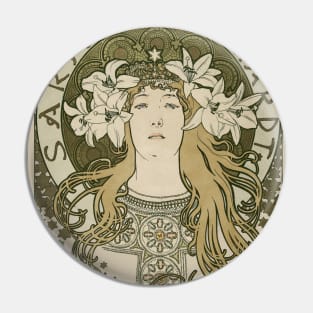 La Plume France Vintage Wall Art Nouveau 1897 Pin