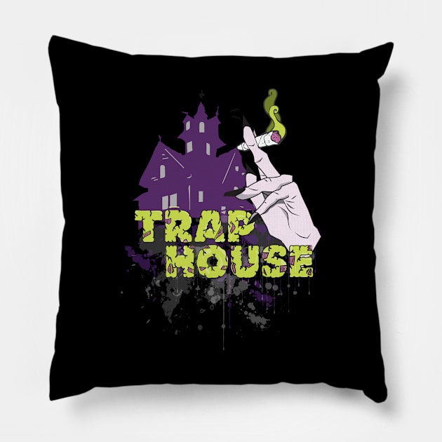 TrapHouse Zombie Pillow by shanin666