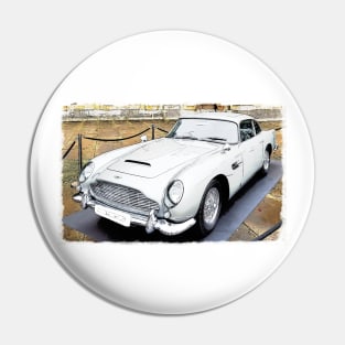 Sticky Classic Vintage car Pin