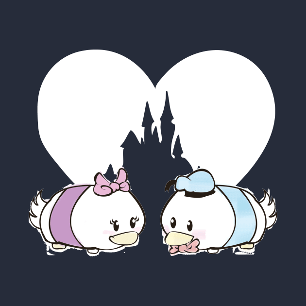 Tsum Tsum Love - Donald & Daisy by PinklyBee