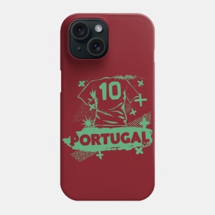 Vintage Portuguese Football // Retro Grunge Portugal Soccer Phone Case