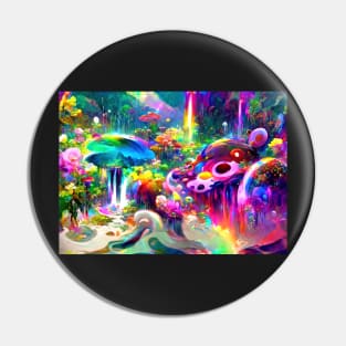 Color Globs | Rainbow Falls Pin