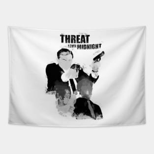 The Office - Threat Level Midnight - Michael Scarn - Jim Halpert- Funny T-Shirt Tapestry