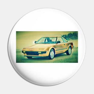 Classic Toyota MR2 AW11 Pin