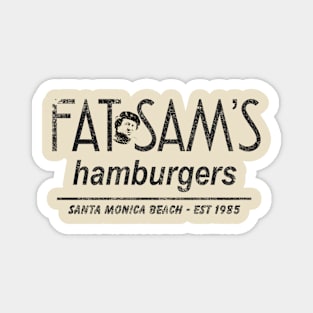 Fat Sam's Hamburgers from Fletch 1985 - Chevy Chase - distressed Magnet