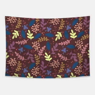 Leaves Cozy Pattern Tapestry