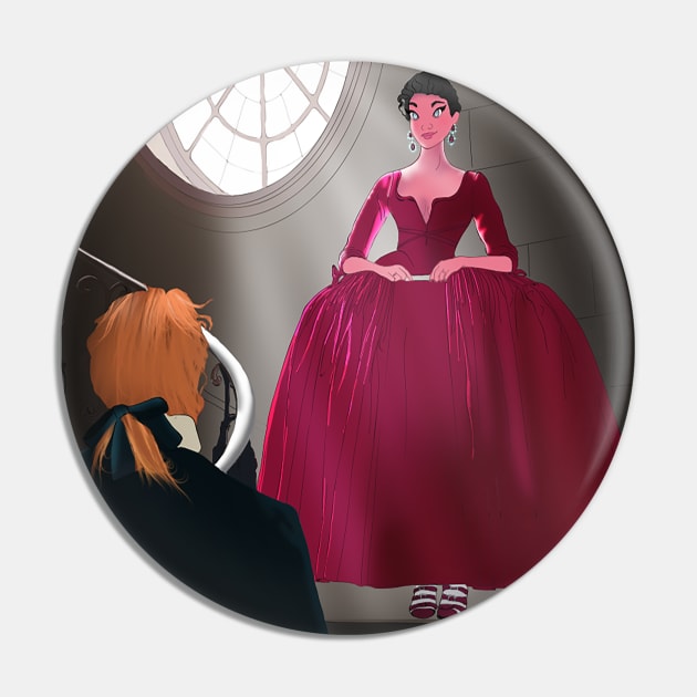 Sassenach in France - Outlander Illustration Pin by Le petit fennec