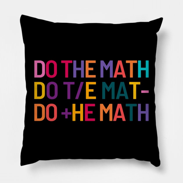 I Love Math Pillow by Urban Life Go