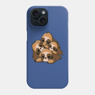 sloth stack pullover1 Phone Case