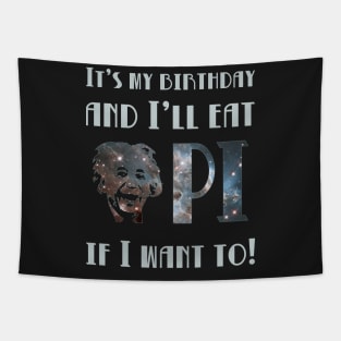 Pi Day Birthday Eat Pie Womens Mens Unisex Tapestry