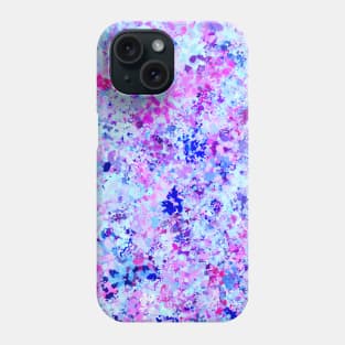 Blue and Purple Magic Impressionist Abstract Art Phone Case