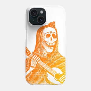 Halloween Skeleton Playing Guitar Phone Case