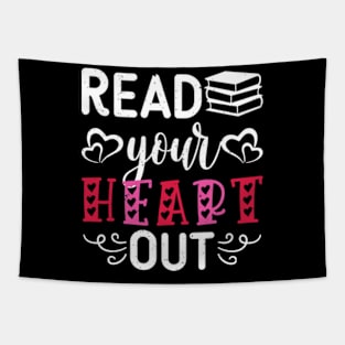 Read Your Heart Out - Funny Book Lovers Tapestry