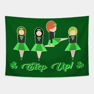 'Step Up!' Irish Step Dancer Tapestry