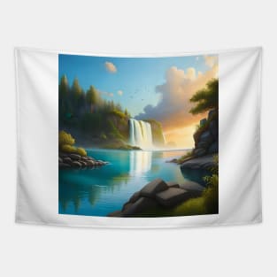 Mystic Falls - Incredible Nature View Design Tapestry