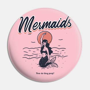 Mermaid mystery Pin