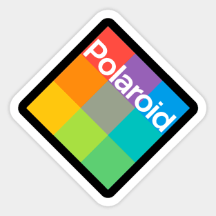 Polaroid Rainbow Illustrated Vinyl Sticker
